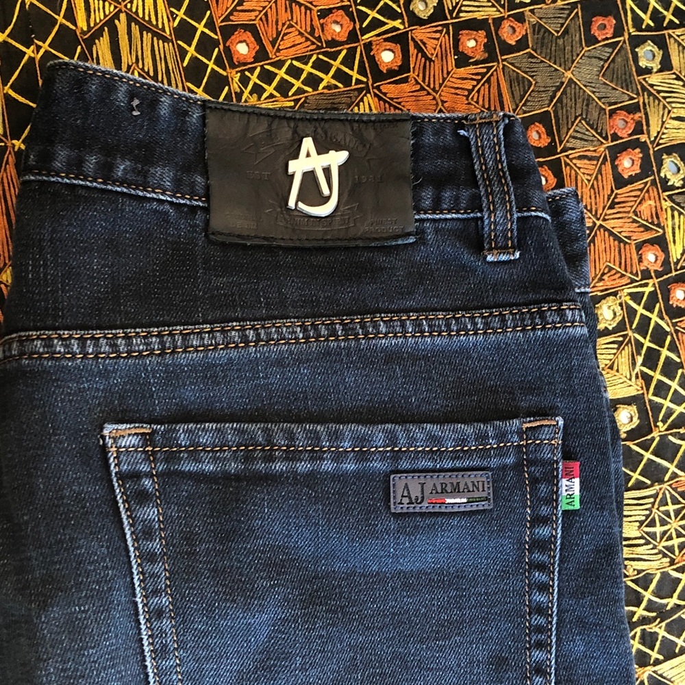 Giorgio Armani Dark Blue Jeans